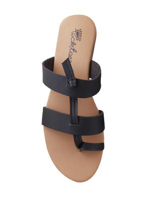 black one toe sandals - 16504765 - Standard Image - 4
