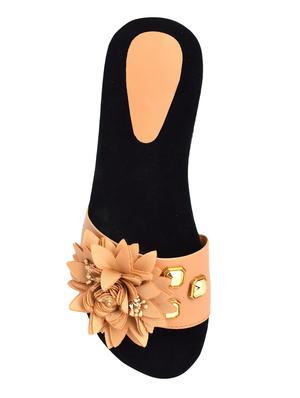 brown slip on sandals - 16505053 - Standard Image - 4