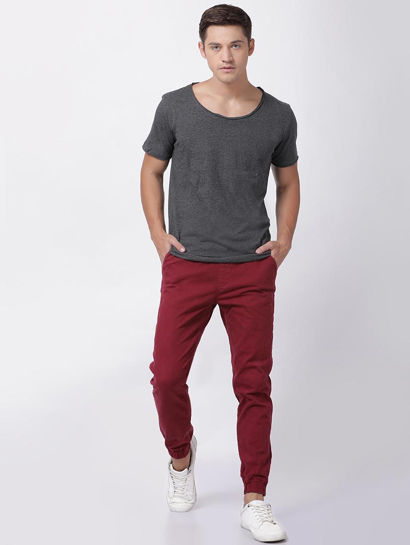 grey solid t-shirt - 16505562 - Zoom Image - 4