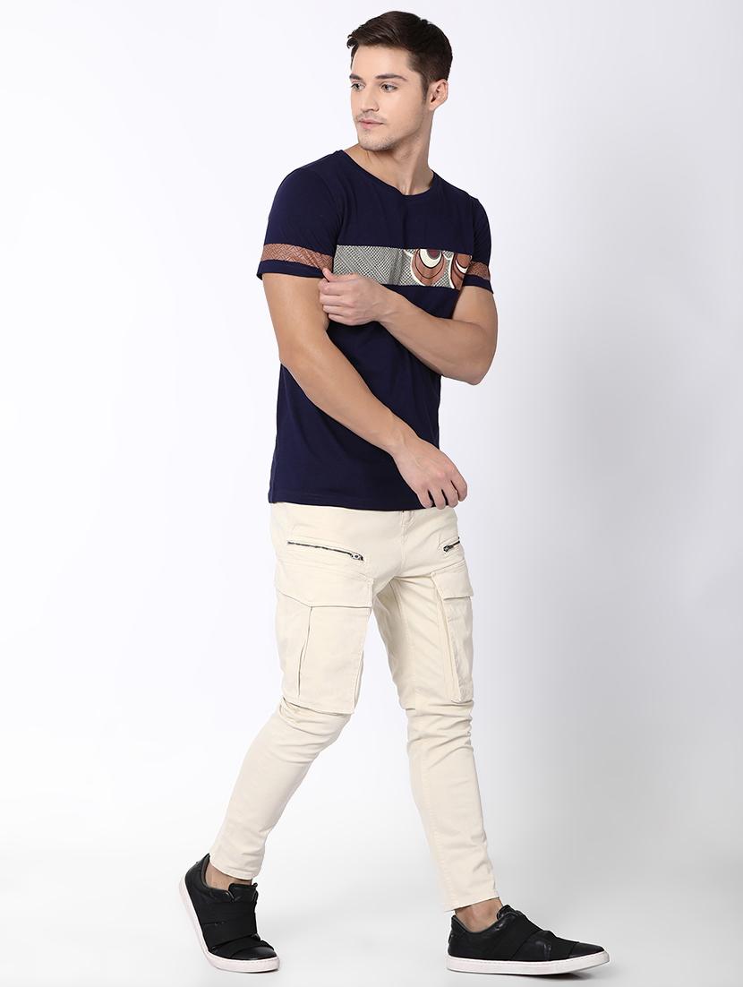 off white solid cargo trouser - 16505677 - Zoom Image - 4