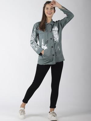 quirky printed pocket patch summer jacket - 16505777 - Standard Image - 4