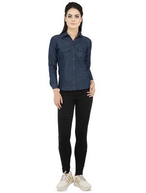 pocket patch denim shirt - 16506161 - Standard Image - 4