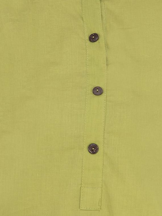 solid straight kurta - 16506223 - Zoom Image - 4