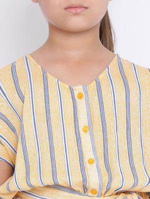 yellow viscose playsuit - 16507037 - Standard Image - 4