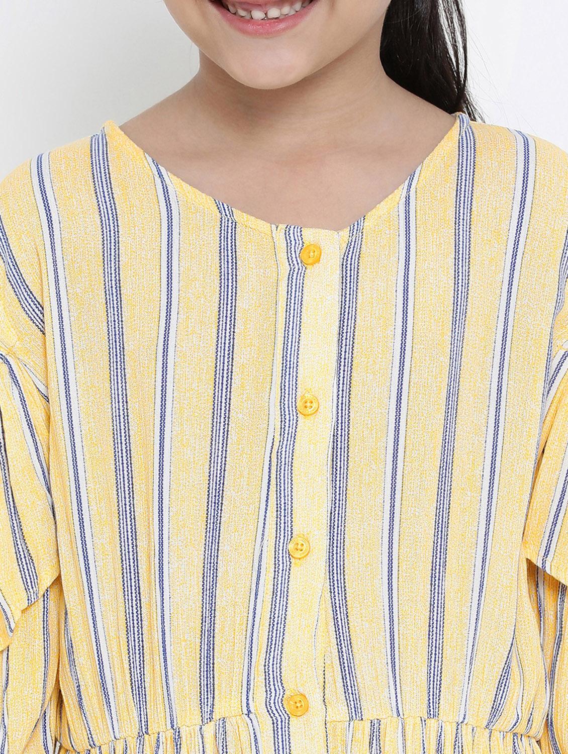 cold shoulder striped dress - 16507043 - Zoom Image - 4