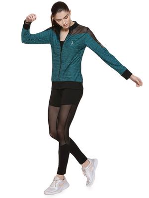 contrast mesh detail jacket - 16507500 - Standard Image - 4