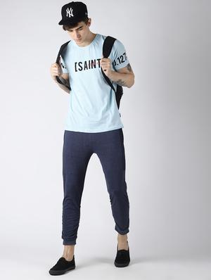 navy blue solid full length track pant - 16507505 - Standard Image - 4