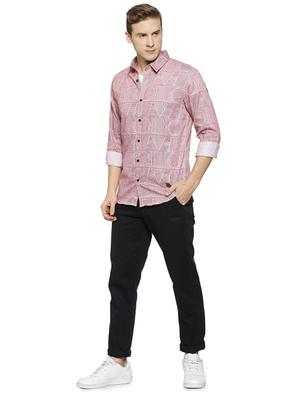red printed casual shirt - 16508630 - Standard Image - 4