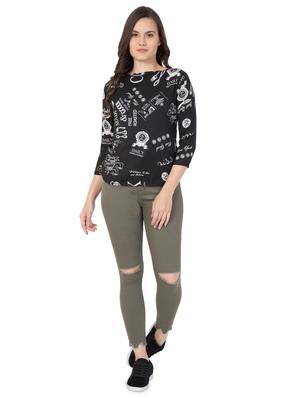 round neck quirky top - 16509088 - Standard Image - 4