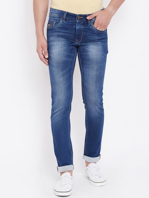 blue light washed jeans - 16509329 - Very Small Image - 1