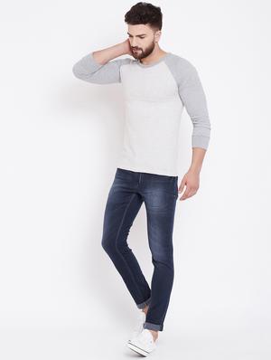 blue light washed jeans - 16509331 - Standard Image - 4