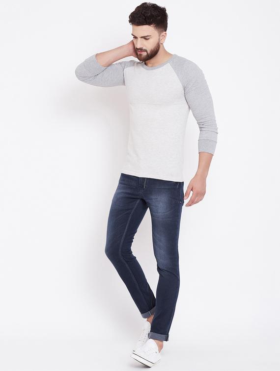 blue light washed jeans - 16509331 - Zoom Image - 4