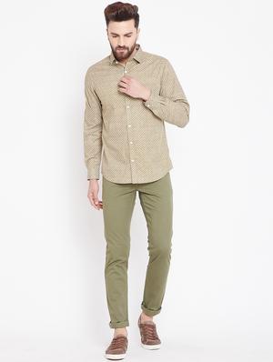green solid chinos - 16509358 - Standard Image - 4