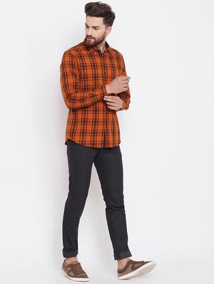 black checkered chinos - 16509379 - Standard Image - 4
