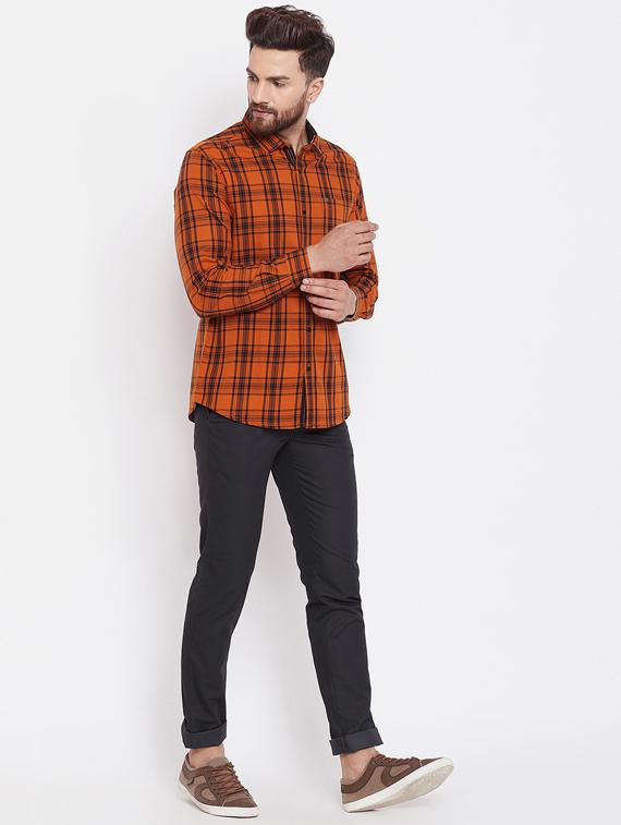 black checkered chinos - 16509379 - Zoom Image - 4