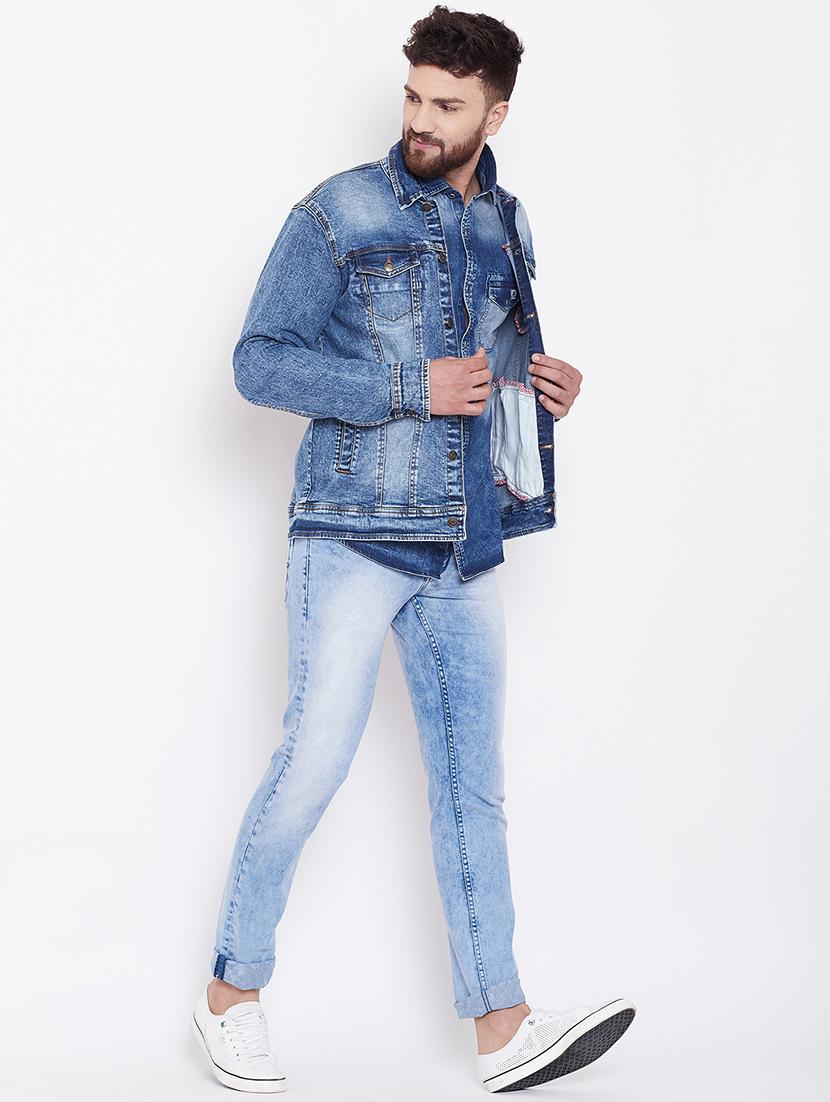 blue washed denim jacket - 16509458 - Zoom Image - 4