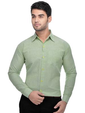 blue and green solid combo formal shirts - 16510255 - Standard Image - 4