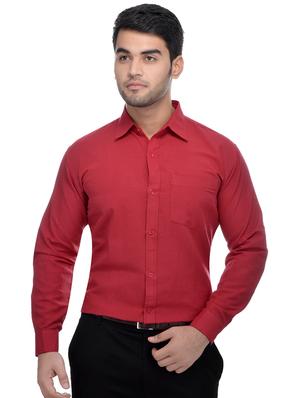 blue and red solid combo formal shirts - 16510259 - Standard Image - 4