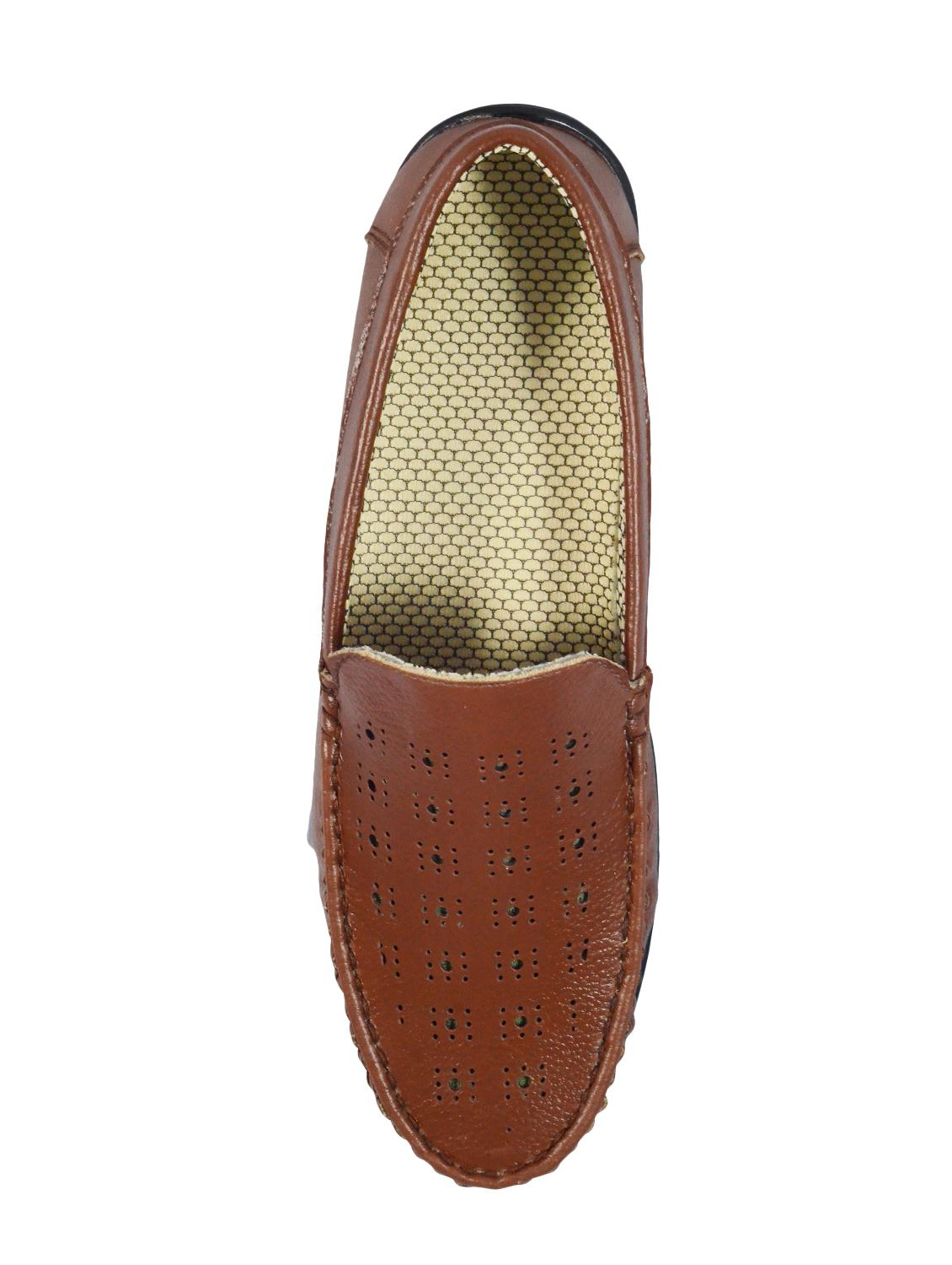 brown leatherette loafers - 16510467 - Zoom Image - 4
