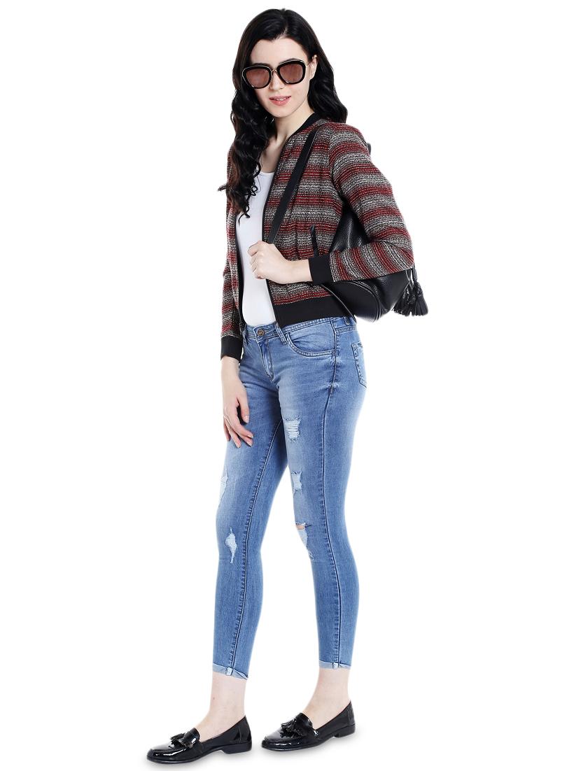 zip up pocket detail jacket - 16510499 - Zoom Image - 4