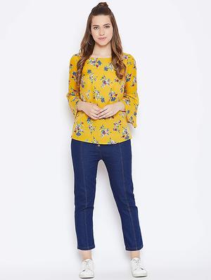 bell sleeved flora top - 16514893 - Standard Image - 4