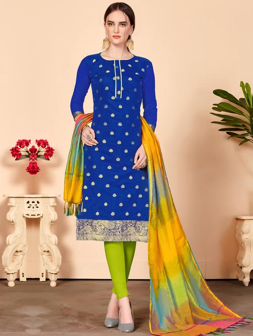 Embroidered unstitched suit - 16515566 - Very Small Image - 1