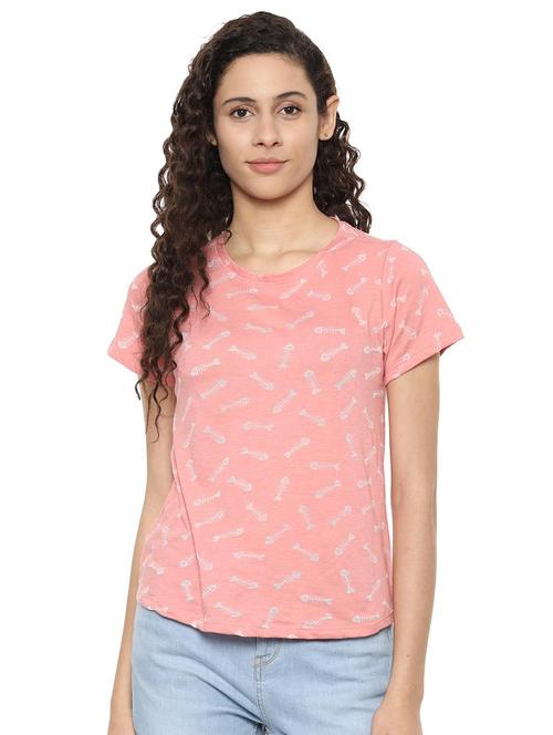 round neck quirky tee - 16515943 - Standard Image - 1