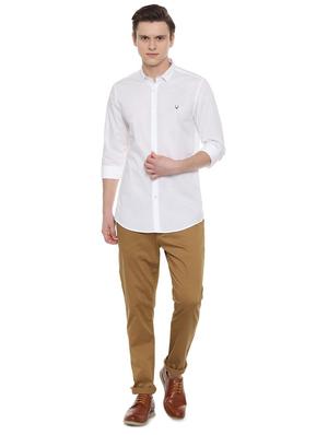 white solid casual shirt - 16516004 - Standard Image - 4
