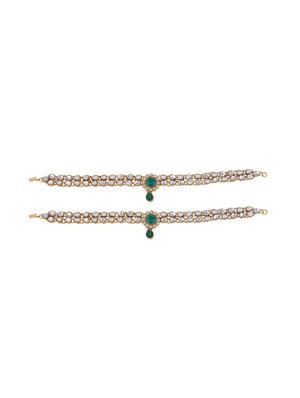 green gold plated payal - 16517044 - Standard Image - 4