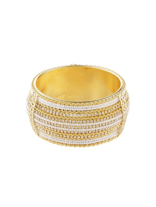 white metal bangle - 16517135 - Standard Image - 1