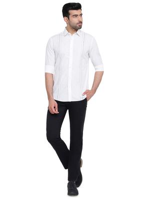 white striped casual shirt - 16518040 - Standard Image - 4