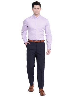 purple printed formal shirt - 16518045 - Standard Image - 4