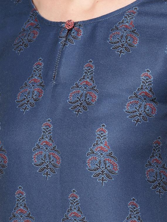 floral printed kurta pant set - 16519542 - Zoom Image - 4