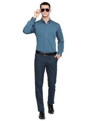 blue striped formal shirt - 16519737 - Standard Image - 4
