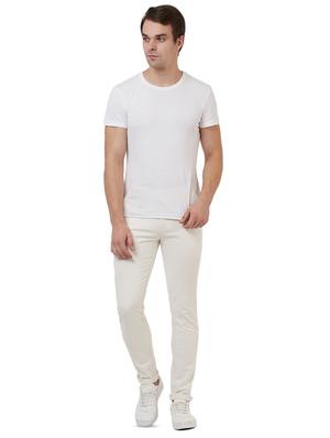 white solid chinos - 16520097 - Standard Image - 4