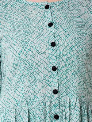 printed anarkali kurta - 16523411 - Standard Image - 4