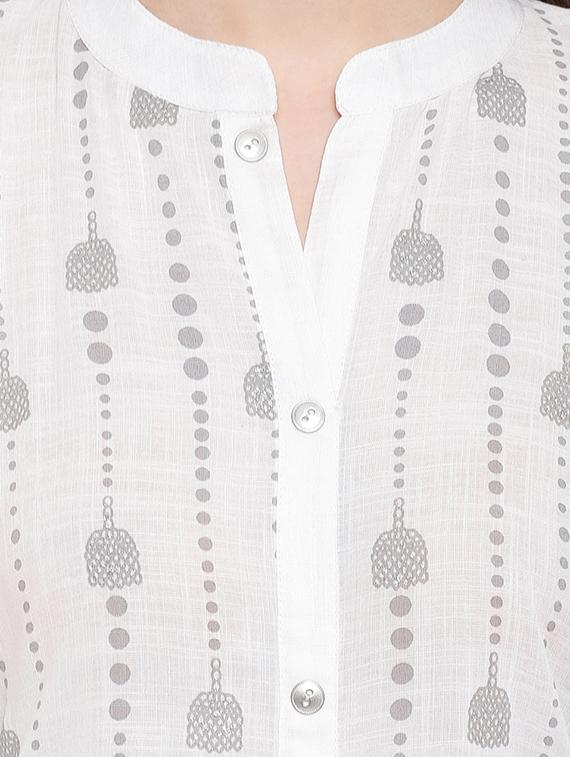 embroidered kurta palazzo set - 16523927 - Zoom Image - 4