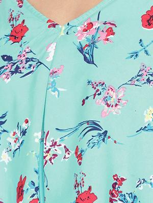 ruffle detail floral maxi dress - 16524153 - Standard Image - 4