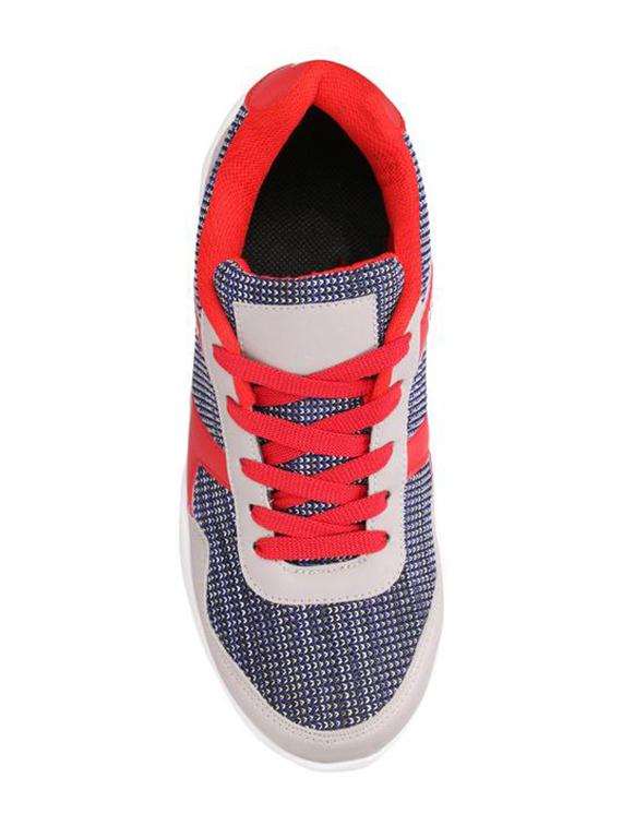 koxko multi colored fabric lace up sport shoes - 16524391 - Zoom Image - 4