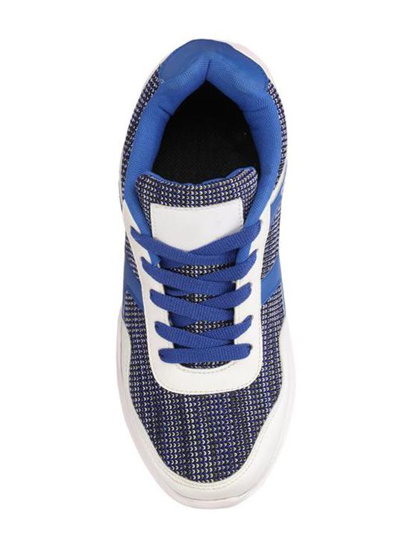 koxko blue fabric lace up sport shoes - 16524392 - Zoom Image - 4