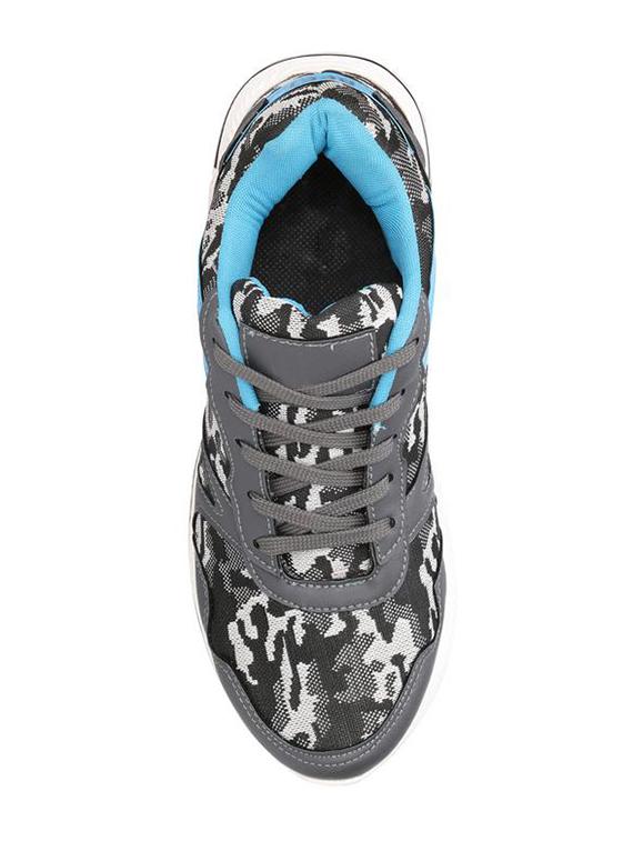 koxko grey fabric lace up sport shoes - 16524394 - Zoom Image - 4