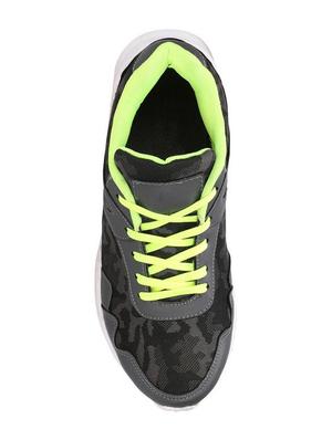koxko grey fabric lace up sport shoes - 16524401 - Standard Image - 4