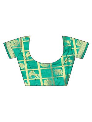 ombre gota patti saree with blouse - 16524743 - Standard Image - 4