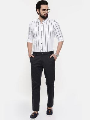 white striped casual shirt - 16525623 - Standard Image - 4