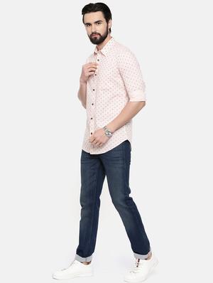 pink printed casual shirt - 16525633 - Standard Image - 4
