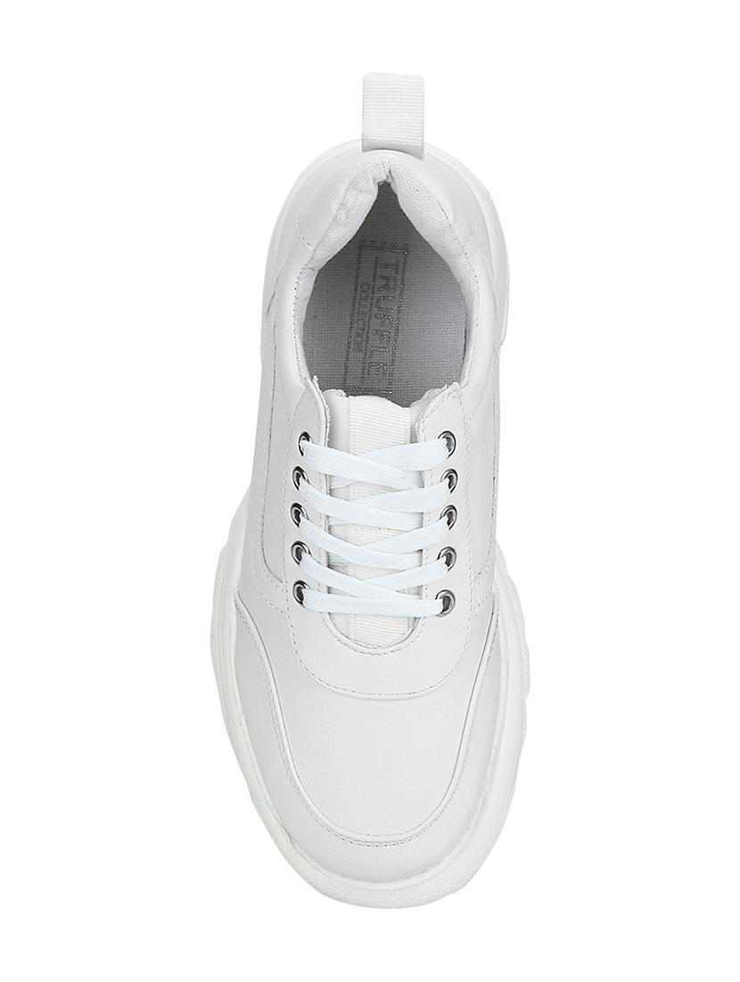 white lace-up sneakers - 16525919 - Zoom Image - 4