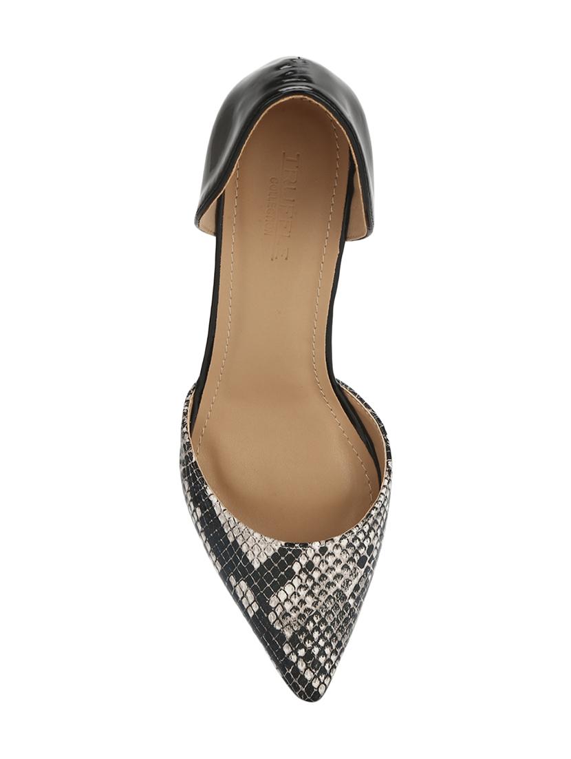 black slip on sandals - 16525937 - Zoom Image - 4