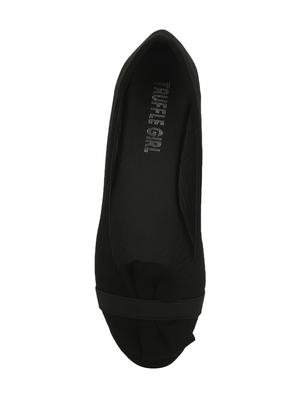 black slip on ballerinas - 16525960 - Standard Image - 4
