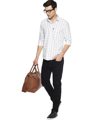 white checkered casual shirt - 16527489 - Standard Image - 4
