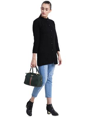 mandarin neck pocket detail cardigan - 16528706 - Standard Image - 4